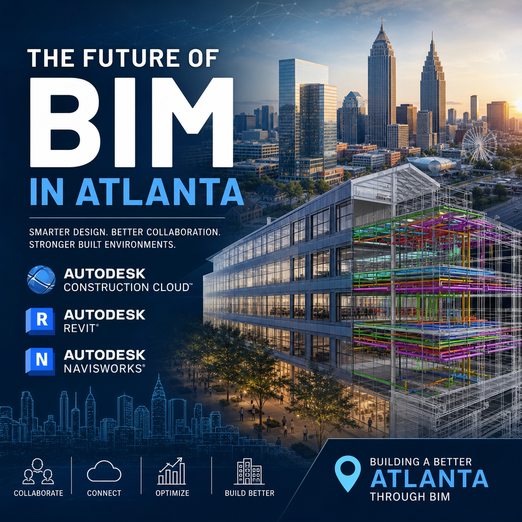 BIM in Atlanta with Autodesk Construction Cloud, Revit, and Navisworks for collaborative project delivery
